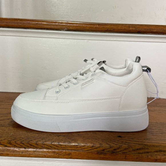Madden Girl white sneakers women’s size 8 - Picture 5 of 7
